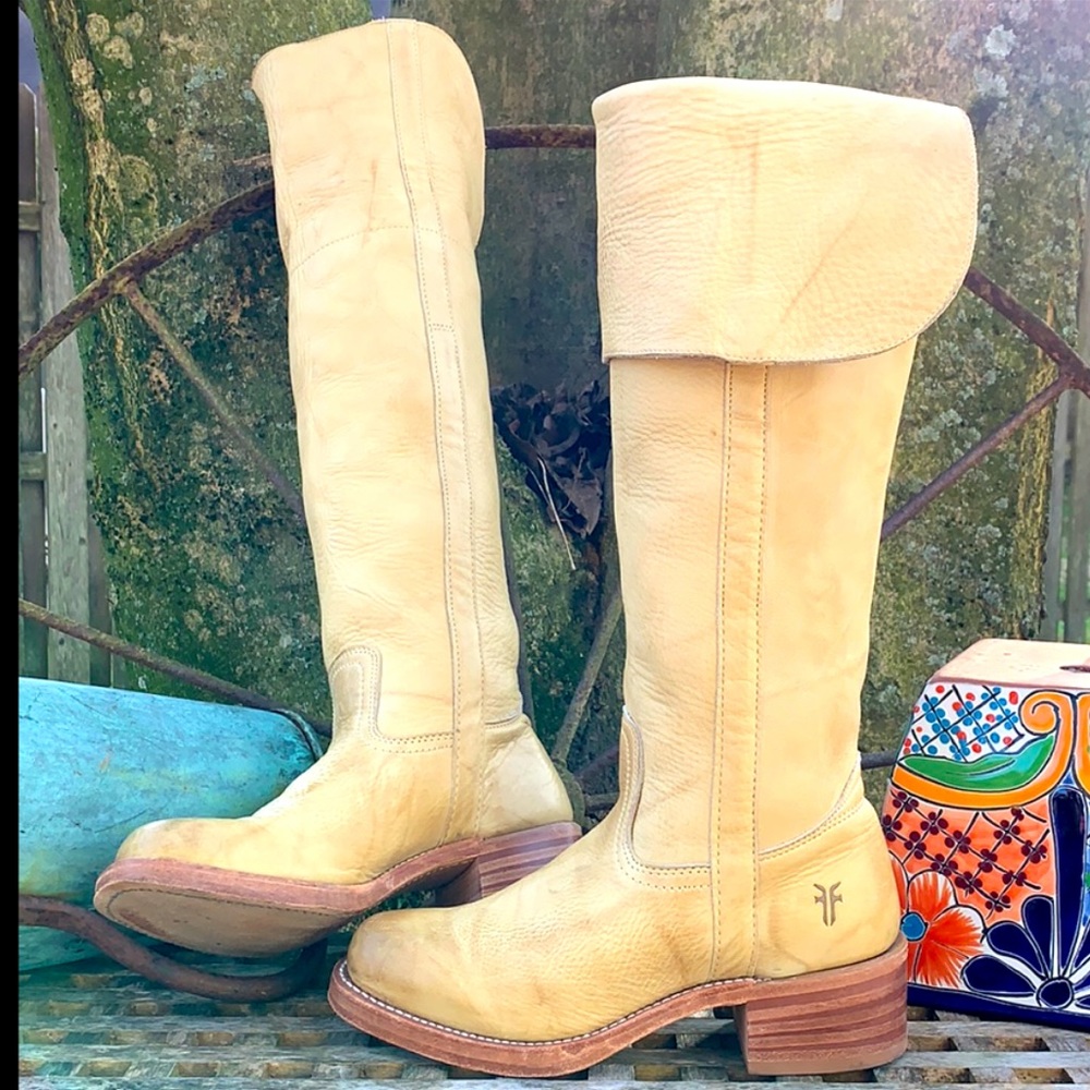 FRYE Campus Over the Knee High Tall Boots 7 - 7.5 - Picture 3 of 12